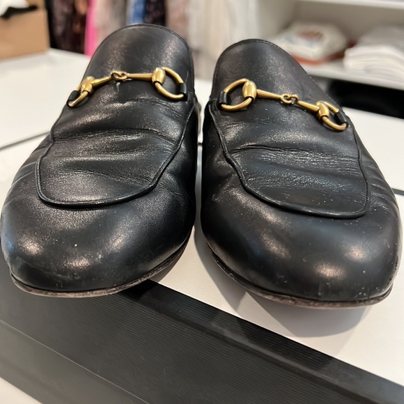 COPY - WOMEN'S PRINCETOWN LEATHER SLIPPER Gucci Size 38 1/2 - Picture 9 of 10